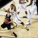 Michigan sophomore Jon Horford defends South Dakota State senior Tony Fiegen on Thursday, March 21. Daniel Brenner I AnnArbor.com